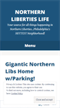 Mobile Screenshot of northernlibertieslife.com
